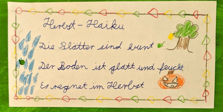 Jahreszeiten Haiku | Grundschule Siefersheim